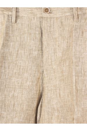 Beige linen Bermuda shorts 120% LINO | 33AL2M29RH000G436700119
